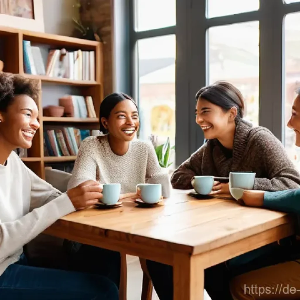 회원 참여를 유도하는 마이크로커뮤니티 운영법 - **Authentic Connections in a Cozy Niche:**
A diverse group of adults and young adults (over 15 y...